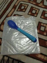 Cuchara con sensor de temperatura para alimentación de niños, vajilla de silicona sensible al calor, 3 colores
