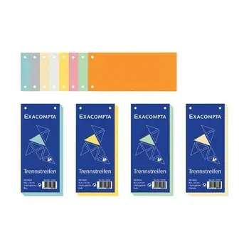 

Pack. 100. Horizontal interlayers. Gray 105x240mm 13385 EXACOMPTA2.85