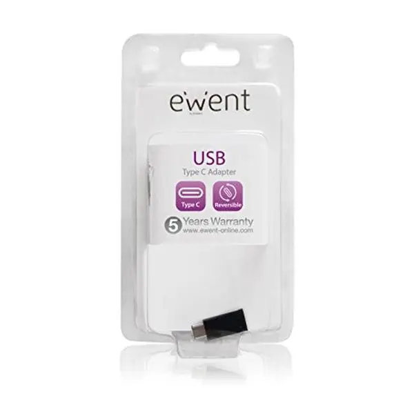 Адаптер USB C к Micro USB 2,0 EW9645 5V черный
