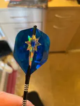 Protectores de aleación de aluminio para dardos, Protector de cola de dardos, punta suave de acero, 9 Uds.