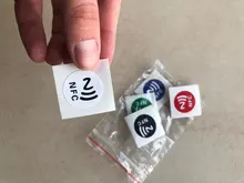 6 unids/lote NFC pegatinas etiquetas NFC213 Rfid etiqueta de la tarjeta de etiqueta de adhesivo etiquetas clave llaveros llavero muestra patrulla