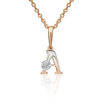

Pendant made of 585 Gold, Platinum brand, art. 03-3119-А-501-1111-38