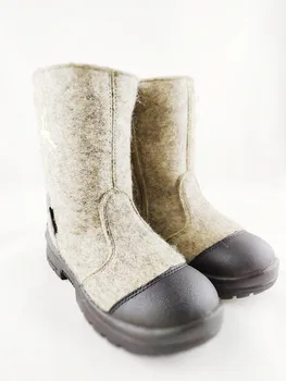

F. vl001/V04/15/1/3-b02 gray felt boots deer 32-35 (34)