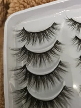 Pestañas postizas naturales, maquillaje largo 3d, extensión de pestañas de visón para belleza 54, 2/5/10 pares