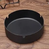 Round Stainless Steel Cigarette Ashtray Portable Tabletop Silver Metal Ash Tray for Smoker 3