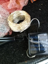 Lamp Fairy-Lights Garden-Decoration Solar-String Outdoor Garland Christmas-Wedding Waterproof