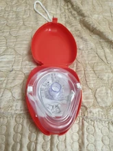 Máscara para respiración profesional de primeros auxilios, CPR, protección de rescate, respirador Artificial reutilizable con válvula unidireccional