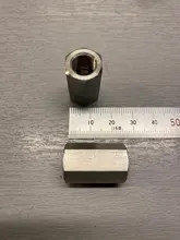 3/4-Pipe-Fitting Propane Water-Gas BSPP Female Hex-Coupling-Connector 304-Stainless-Steel