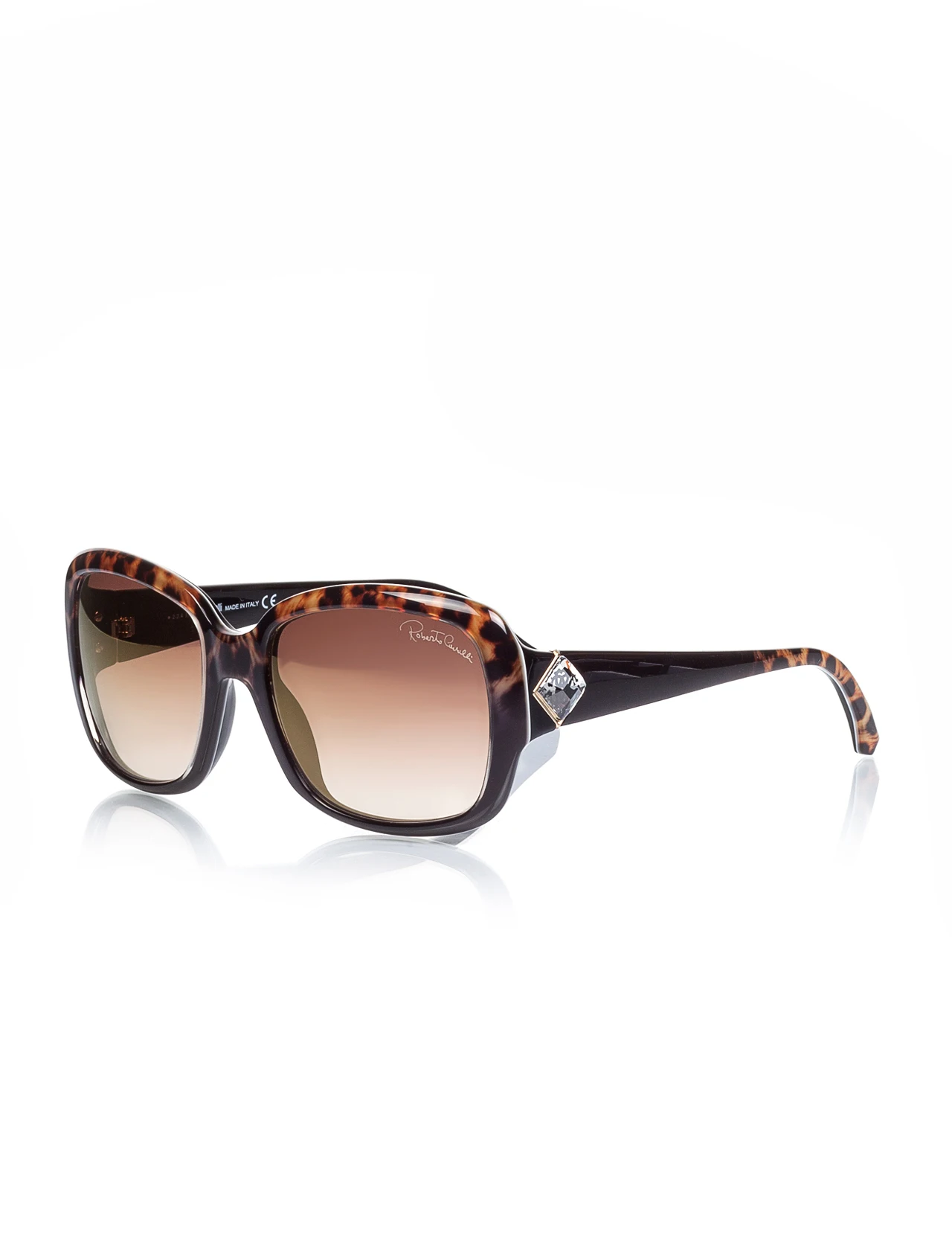 

Women's sunglasses rc 881 05g bone Brown organic rectangle rectangular 56-19-135 roberto cavalli