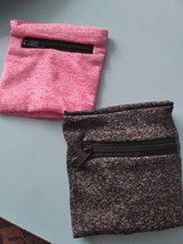 Sweatband Wrist Wallet Protector Storage-Bag Hand-Guards Zipper Running Unisex