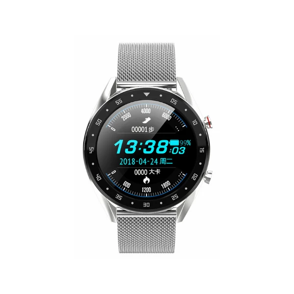 L7 Смарт часы Поддержка телефонного звонка Dialer ECG измерение сердечного ритма Smartwatch водонепроницаемый Ip68 умный браслет для мужчин и женщин Android IOS - Цвет: Белый