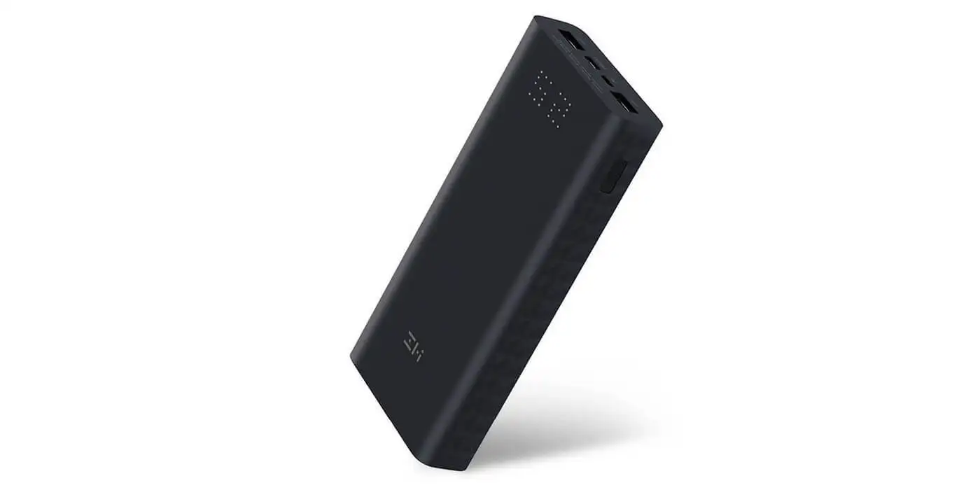 Внешний аккумулятор XIAOMI ZMI Power Bank 20000mAh 2 way fast charging digital display (27W) (черный)|Зарядные