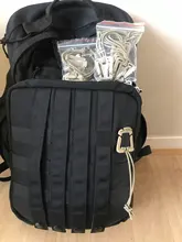 1/2/5 Uds Molle hebilla de mochila ganchos de mosquetón Nylon para exterior Camping bolsa percha gancho pinza EDC mosquetón de supervivencia de herramientas