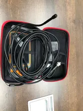 Cámara endoscópica de doble lente para inspección de alcantarillado de coche, lente de 1080P y 5,5mm con pantalla IPS LCD de 4,3 pulgadas, cámara de inspección HD de 2.0MP con 6 LED, 32GB, TF