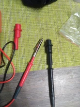 1 Pair Alligator Crocodile Test Clip Clamp For Multimeter Tester Probe New