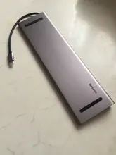 Baseus Multi USB C HUB to VGA RJ45 3.0 USB HUB for MacBook Pro Type C HUB Computer Accessories