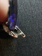 Kuololit-pendientes de piedra preciosa de diasporo para mujer, aretes con Clip, Color plata sólida 925, hechos a mano, joyería fina de boda