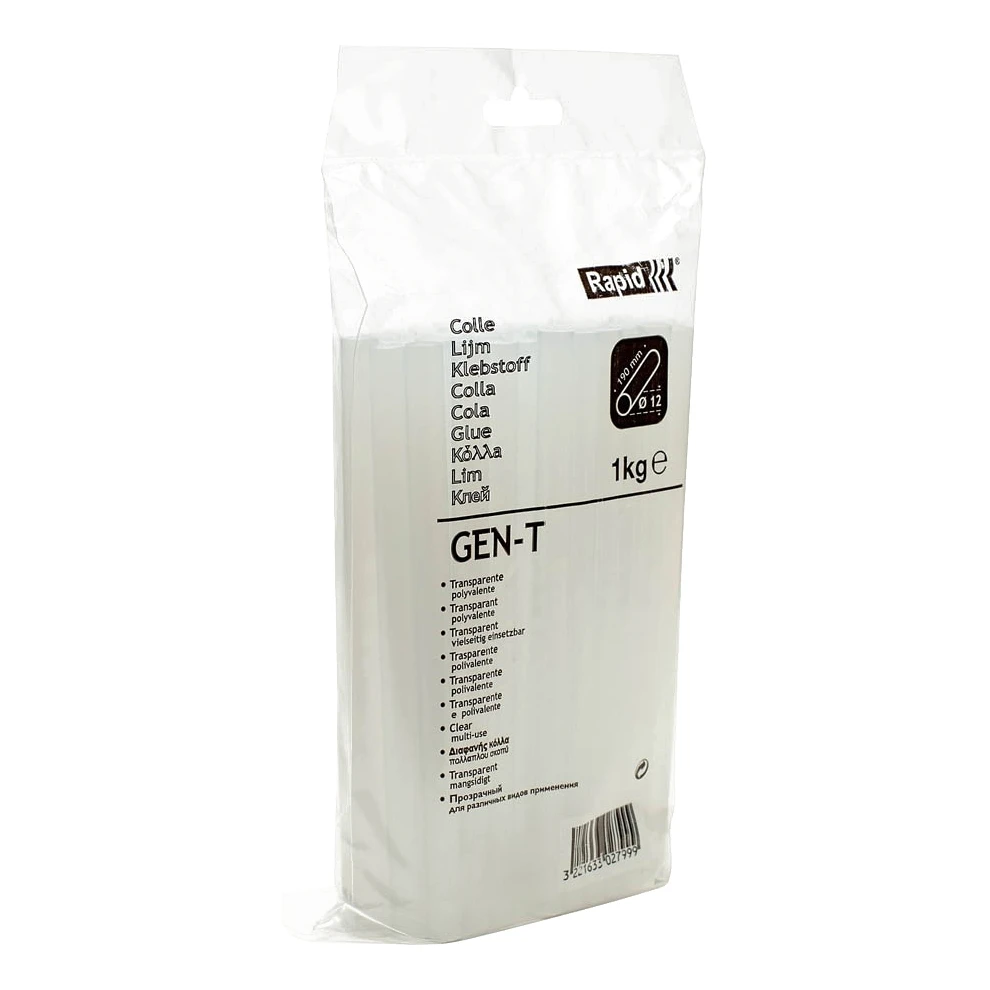 Стержни для клей-пистолета Rapid 40302799 (универсальные;  рабочая t 160-200℃; длина стержня 190 мм; диаметр 12 мм)