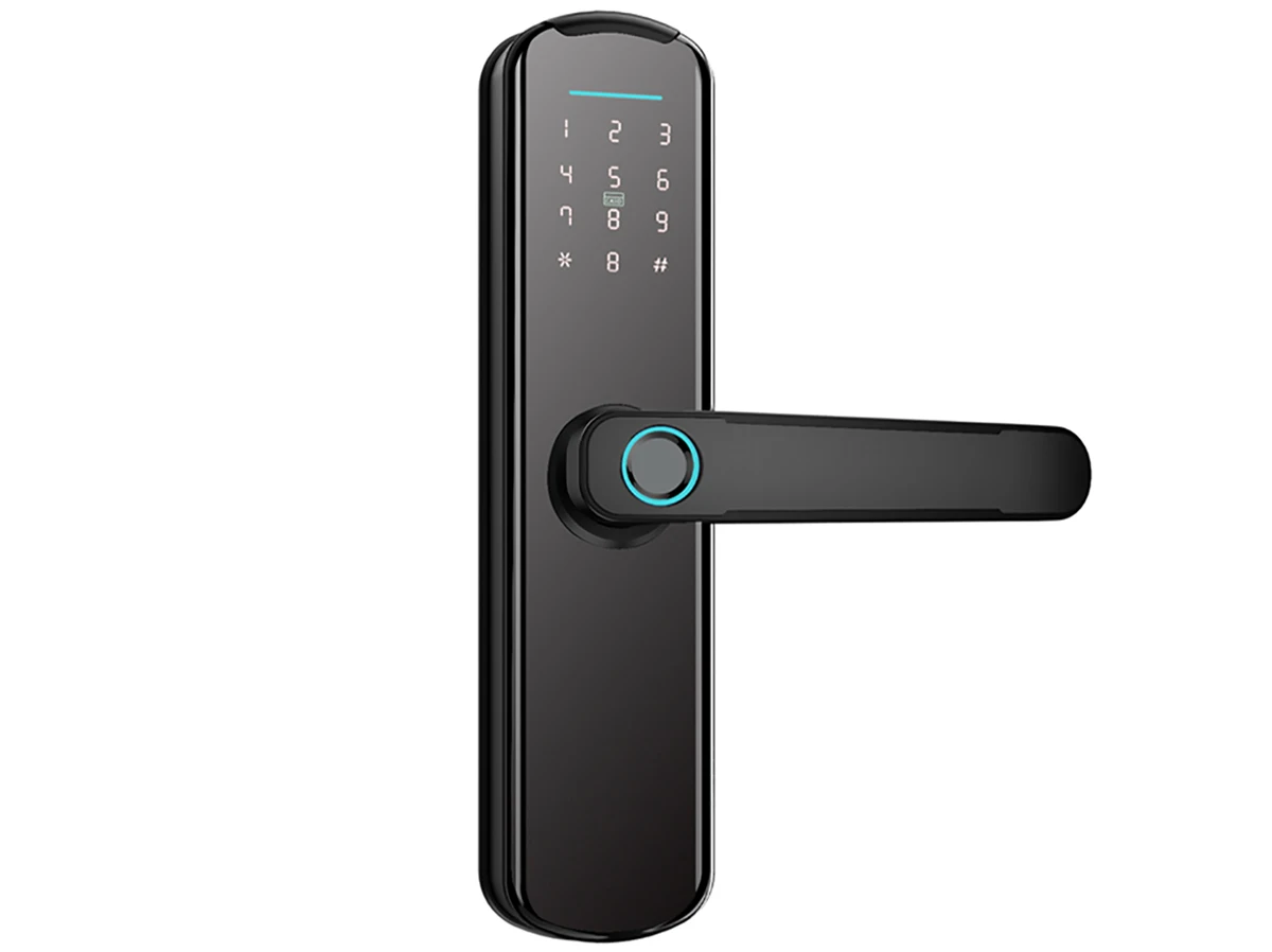 Hdcom sl-807a Tuya-WiFi-biometric WiFi smart lock on the door (biometric fingerprint scanner) подарочн | Безопасность и