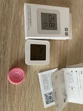 Xiaomi-termómetro Digital Mijia 2, higrómetro inteligente eléctrico inalámbrico con Bluetooth, higrómetro con pantalla LCD Mijia Smart Home