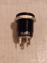 Switch Led-Light Car-Engine-Pc Push-Button Momentary Metal Black Waterproof Latching