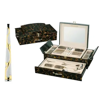 

Cutlery 72 items in a wooden suitcase Zillinger zl-853 Leona