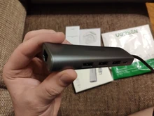 Ugreen-adaptador Ethernet USB 3,0 a RJ45 3,0 HUB para ordenador portátil, Xiaomi Mi Box S/3, adaptador Ethernet, tarjeta de red, Lan