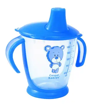 

Cup-non-spillage canpol teddy bear 180 ml, 9 + months, art. 31/500, color blue