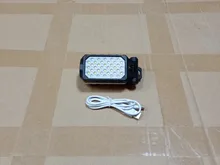 Portable LED Flashlight Power-Display Magnet-Design Camping Lantern Waterproof COB 
