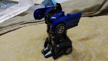 Coche de juguete transformable 2 en 1 para niños, Robot transformable de transformación, juguete para regalo