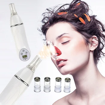 

Professional Blackhead Remover Face Deep Pore Cleaner Acne Pimple Removal Vacuum Suction Facial Spa Beauty Care Blackhead Sucker