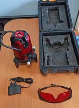 DEKO-Nivel láser serie LL5, herramienta de nivelación de 5 líneas, 6 puntos, luz roja y verde, nivelado automático, Horizontal y Vertical, ajuste de 360 grados, mayor visibilidad