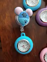 Pocket Watches Doctor Gift Cartoon-Models Medical Silicone Hospital Nurse Retractable