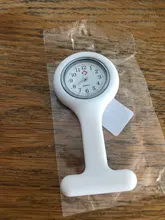 31 # bolsillo de moda relojes de silicona enfermera trabajo reloj broche túnica Fob reloj con batería libre de Карманные Больница bolsillo reloj
