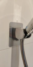 Shower-Head-Holder Self-Adhesive Adjustable Suction-Up Drill-Free Handheld Polished Useful