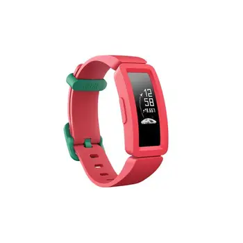 

Fitbit Ace 2 green bracelet for activity detection, red OLED
