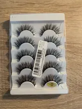 Pestañas postizas 3D, 5 pares, pelo de visón de imitación, pestañas de serie Wispies Fluffies naturales, largas y suaves, hechas a mano, pestañas negras sin crueldad