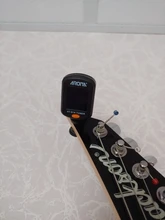 Guitar Tuner Chromatic Bass Ukulele Rotatable Black for Acoustic Lcd-Display