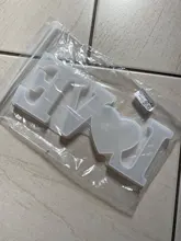 Molde de silicona con diseño de amor para la familia, molde de silicona con diseño de símbolo de amor, Moldes de resina epoxi artesanía, Au06 20