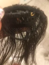 LVHAN-flequillo de aire puro, extensión de cabello sintético, Natural, negro, marrón claro, marrón oscuro, negro, fibra de alta temperatura