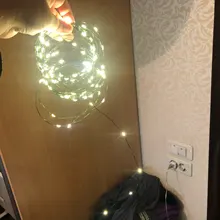 Led-String-Lights Green-Cable Tree Holiday-Decorration Christmas Outdoor Waterproof 100m