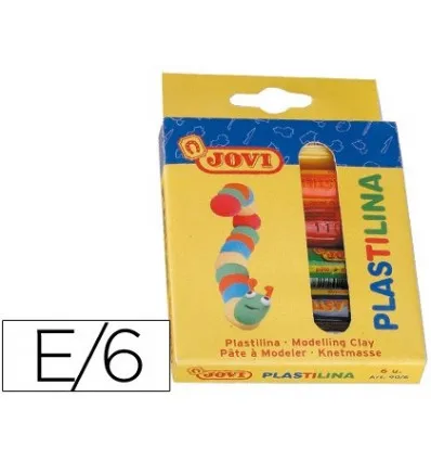 Пластилина JOVI CASE де 6 шт| |
