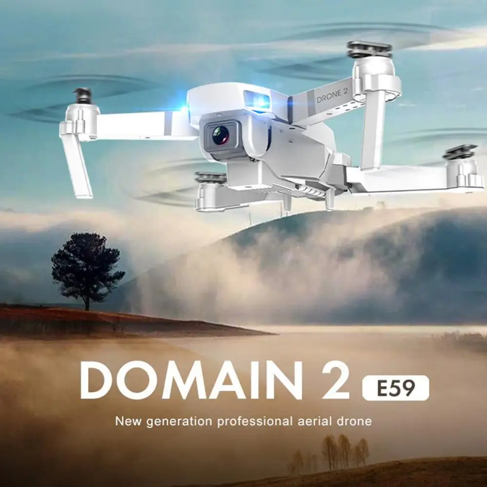 Новый Квадрокоптер E59 RC Wi-Fi портативный 4k HD камера Аэрофотосъемка