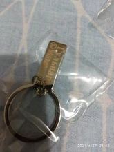 Llavero grabado personalizado para coche, Logo, número de placa, regalo personalizado, antipérdida, llavero con anilla P009C