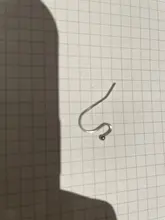 (Nunca se desvanece) 20x17mm 316 Acero inoxidable DIY pendientes hallazgos ganchos para hacer joyas accesorios auricular