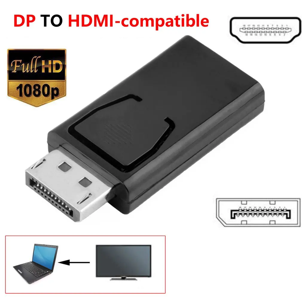 1 /10 шт. адаптер 4K Dp-Hdmi-совместимый с * 2K и 1080P | Электроника