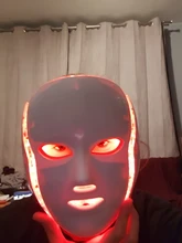 Foreverlily-mascarilla Facial de terapia de fotones Led, 7 colores, máquina de terapia de fotones, terapia de luz, máscara de acné, máscara Led de belleza para el cuello