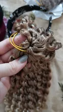 Sallyhair pasión Twist trenzas a Crochet Ombre trenzado sintético extensiones de cabello largo giros Rubio a granel Grey de la extensión del pelo