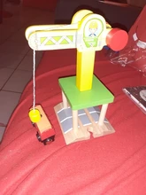 Tren de madera para todas las marcas, piezas de madera compatibles con Thomas Biro, accesorios de tren magnético, tren de haya, juguetes, pistas de carreras