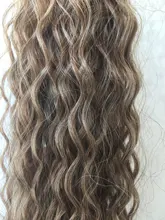 Ídolo de moda suelta el pelo de la onda profunda mechones extensiones de cabello Ombre mechones 28-32 pulgadas 120g Super largo pelo sintético del pelo rizado del pelo de la onda